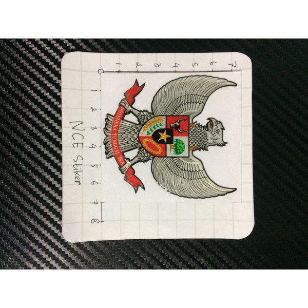 

Stiker resin timbul Garuda
