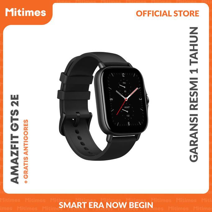 DISKON Amazfit GTS 2E Jam Tangan Digital Smart watch Sport - Black