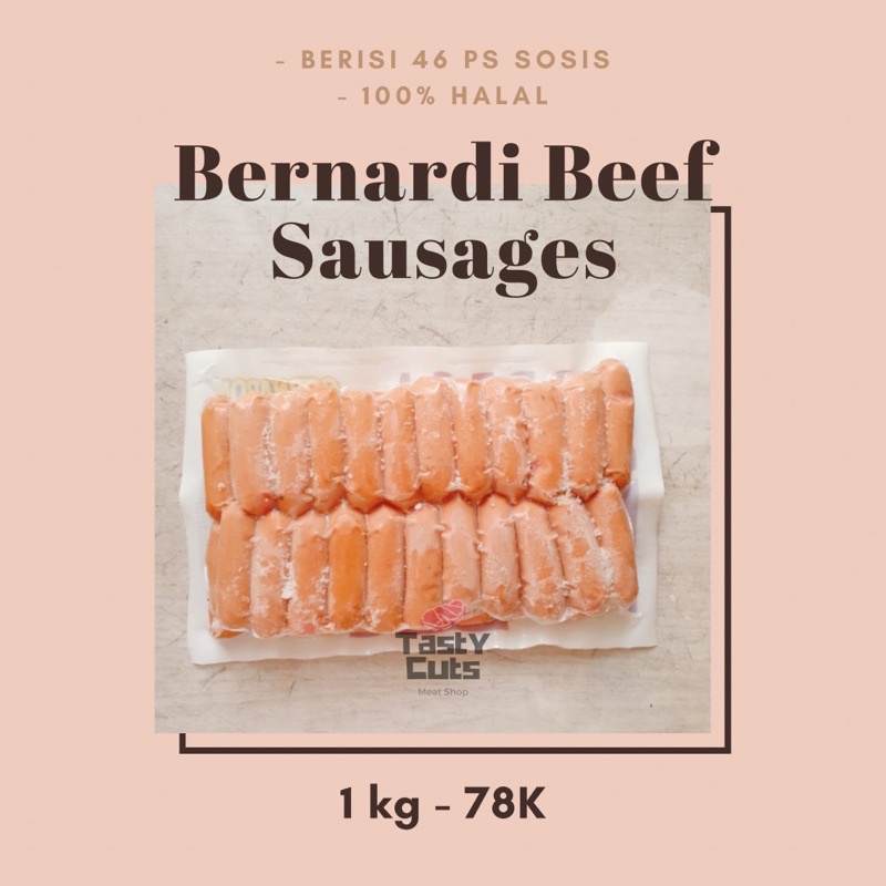

Bernardi Beef Sausage (1 kg - 46 pcs)