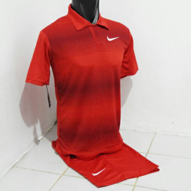 Setelan Jersey Futsal/ Nike/ Baju Bola/ Kerah/ Kaos Olahraga/ Seragam/ Kostum/ Voli/ Tenis/Badminton