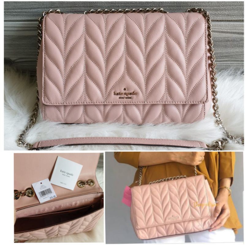 Tas Kate Spade Large n Mini Emelyn pink rose ori