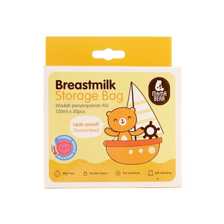 MamaBear Breastmilk Storage Bag Kantong ASI 120ml