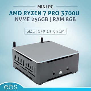 Mini PC AMD Ryzen 7 PRO 3700U 256GB NVME RAM 8GB Windows 10