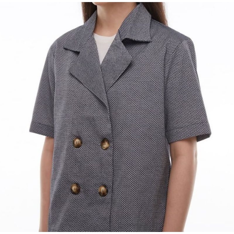 Blazer Pendek Rebertus Astrantia - Hitam