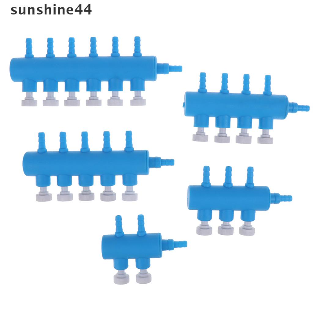 Sunshine Tabung Splitter Oksigen 2 3 4 5 6 Arah Untuk Aksesoris Pompa Udara Akuarium