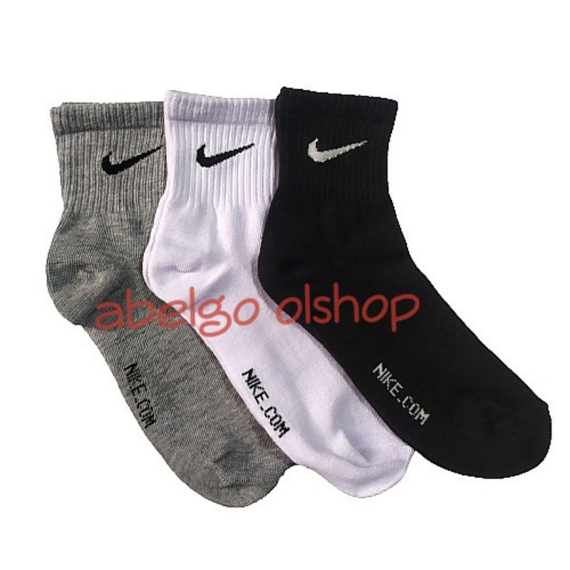 kaos kaki Nike sport premium spandex PE Lembut elastis-ukuran 3/4