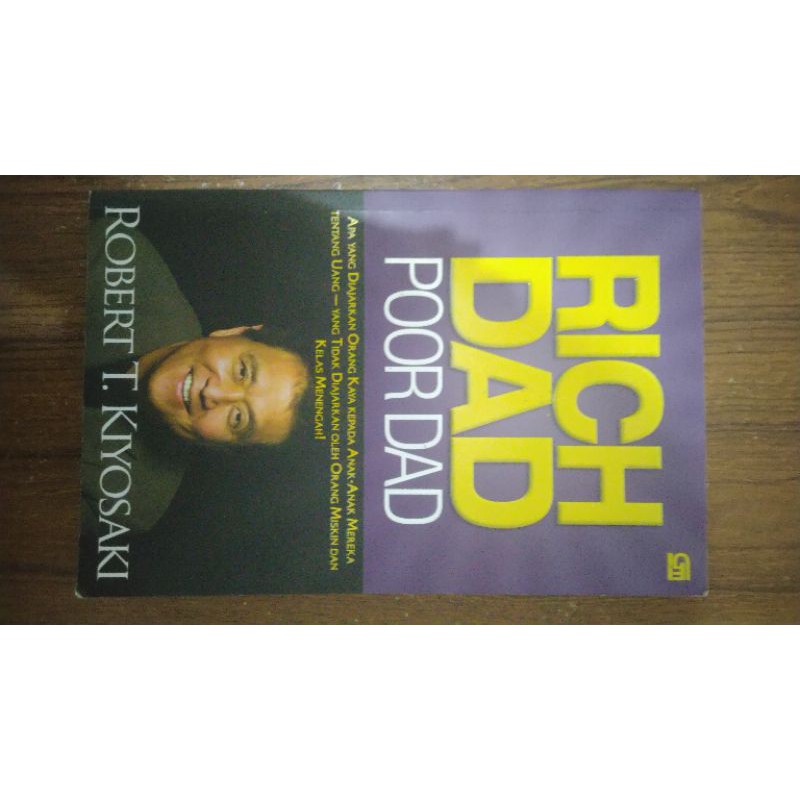 Buku Rich Dad Poor Dad Bekas Original