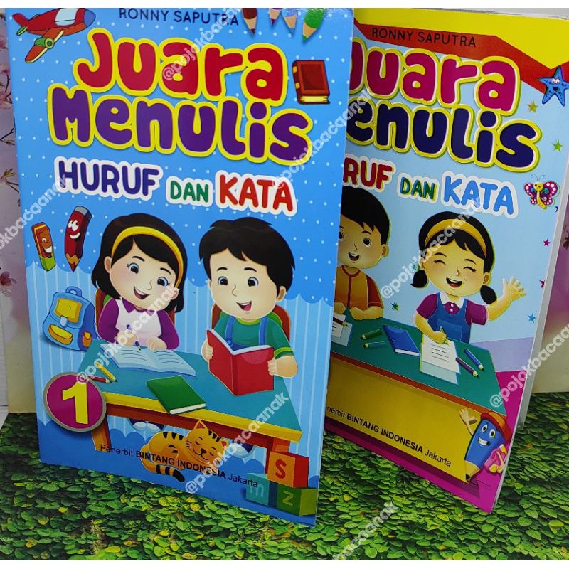 Jual Buku Anak TK dan PAUD Juara Menulis Huruf dan Kata Indonesia