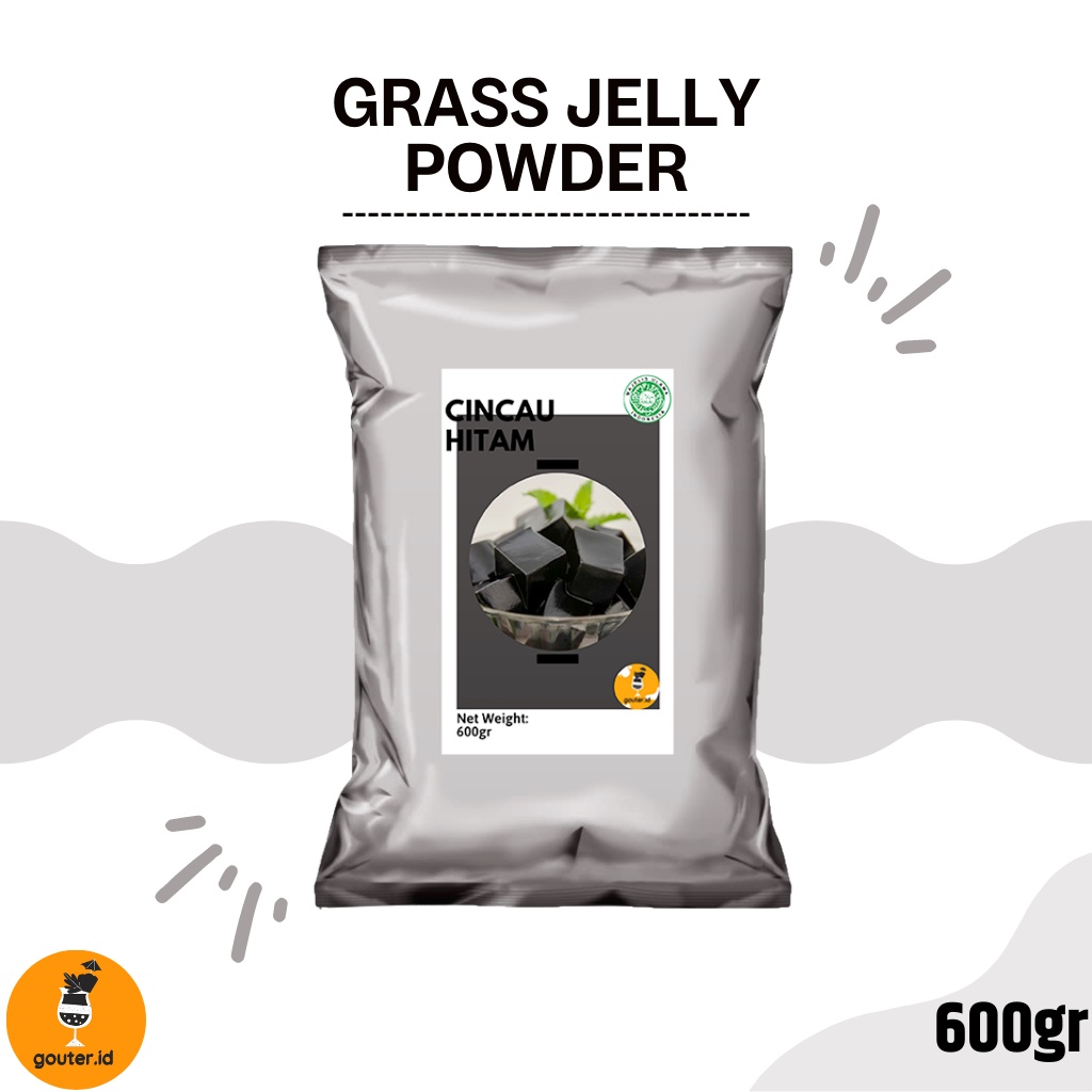 BUBUK CINCAU HITAM 600GR / GRASS JELLY POWDER / CINCAU BUBUK / CINCAU HITAM BUBUK / CINCAU JELLY