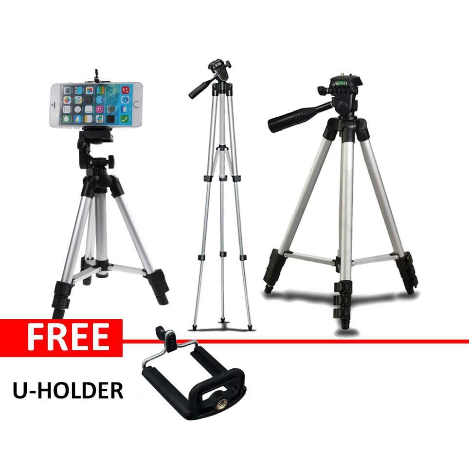 TRIPOD WEIFENG 3110 1M KAKI ALUMINIUM + U-HOLDER FREE SARUNG