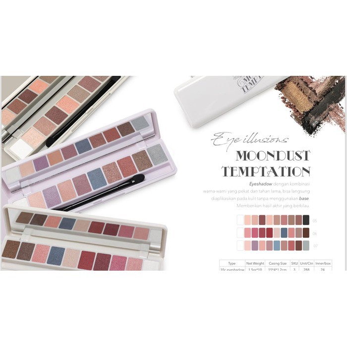 EYESHADOW MADAME GIE MOONDUST TEMPTATION EYE ILLUSION