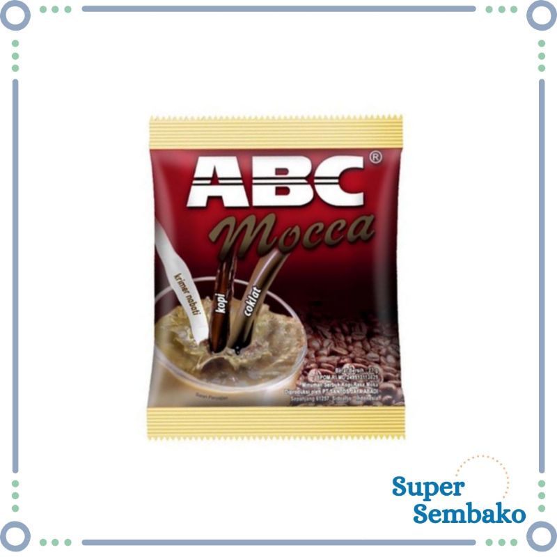 KOPI ABC MOCCA RENCENG 27gr (ISI 11 SACHET)