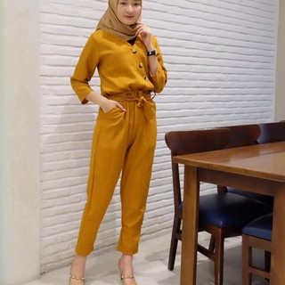  Grosir  Squilby Jumpsuit Baju  Muslim  Wanita Best Seller 