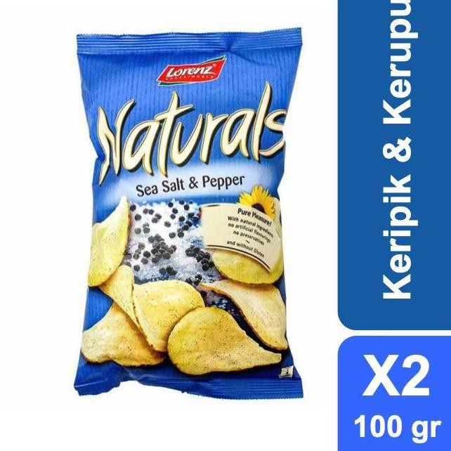 

[KODE BARU 737] Lorenz Naturals Sea Salt & Pepper 100 gr x 2 pcs TERMURAH!!!