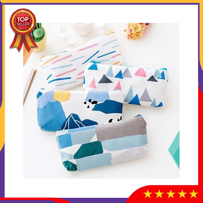 

ZVA5 Tempat Pensil Lanscape forest and Moon Pencil Case Pouch Alat Tulis Peralatan Sekolah