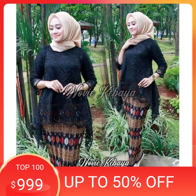 Promo % kEBAYA BRUkAT / BAJU kEBAYA / kEBAYA MODERN/ kEBAYA HITAM / BROkAT HITAM