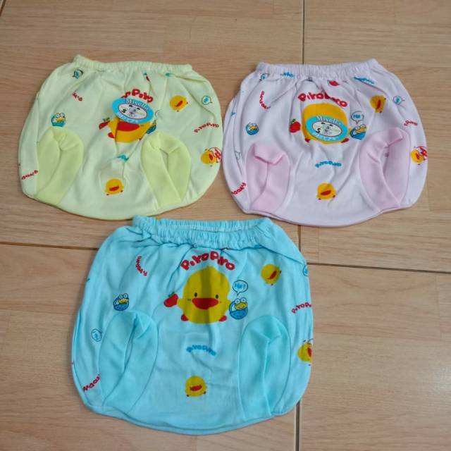 celana Bayi pop motif warna Newborn 0-6bulan