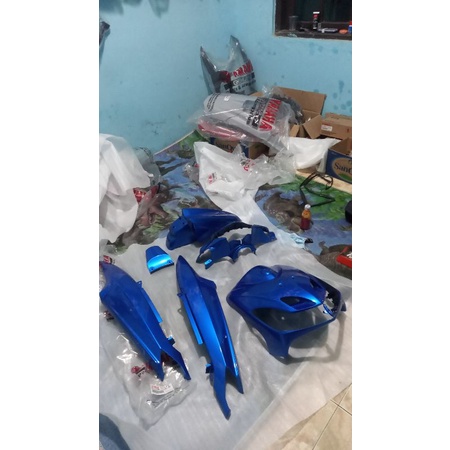 body mio smile biru metalik original