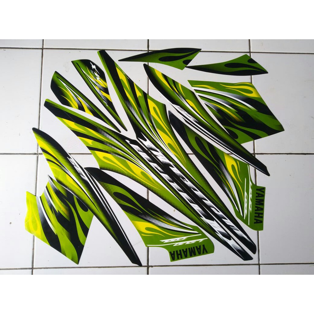 STRIPING MOTOR JUPITER MX 135 2009 HIJAU