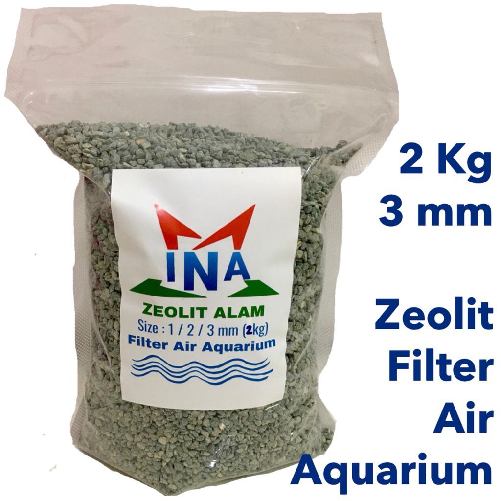 Jual Batu Zeolite Zeolit INA 2Kg Media Filter Aquarium Air Kolam