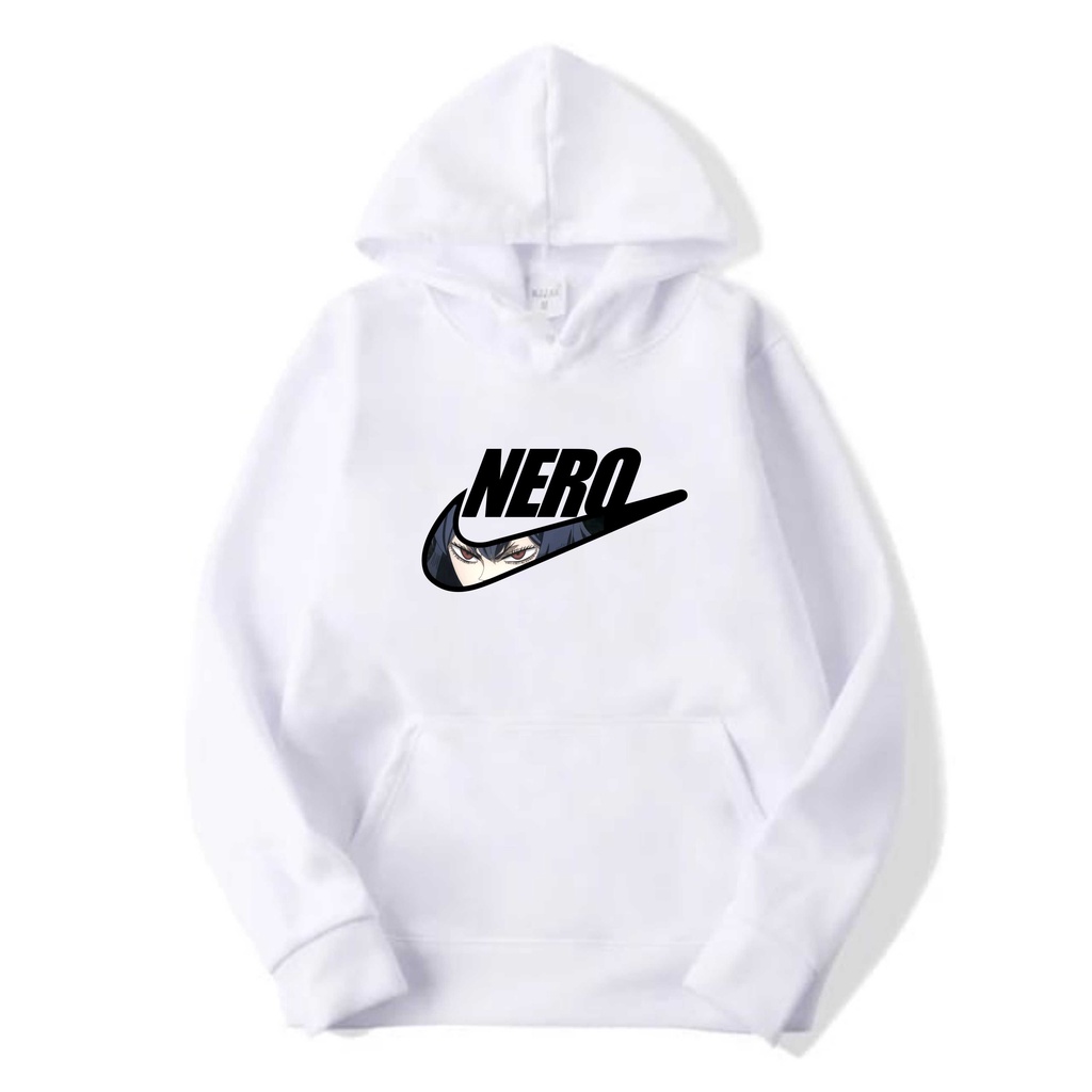 NERO Jumper Hoodie II NERO Sweater Hoodie II Sweter Oblong Topi Sz M - XL ( Pria &amp; Wanita / Anak &amp; Dewasa )