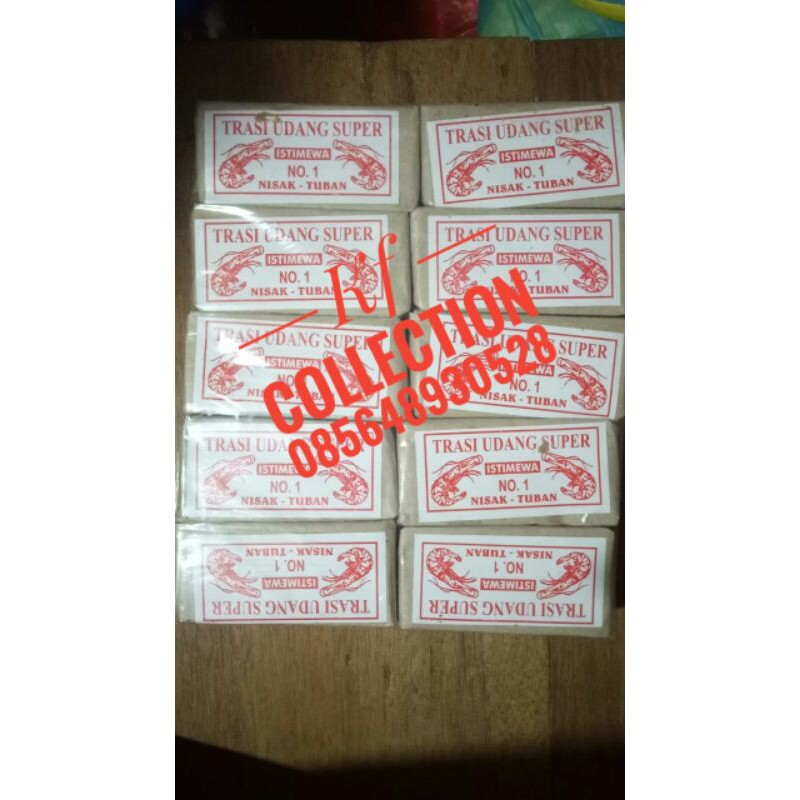 

termurah!!! trasi udang cap istimewa kemasan 1ons (1pack isi 10)