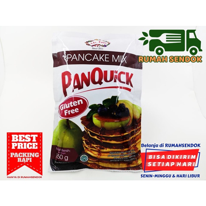 

SALE Pancake Hot Cake Waffle GLUTEN FREE Tepung Premix Instan 150gr