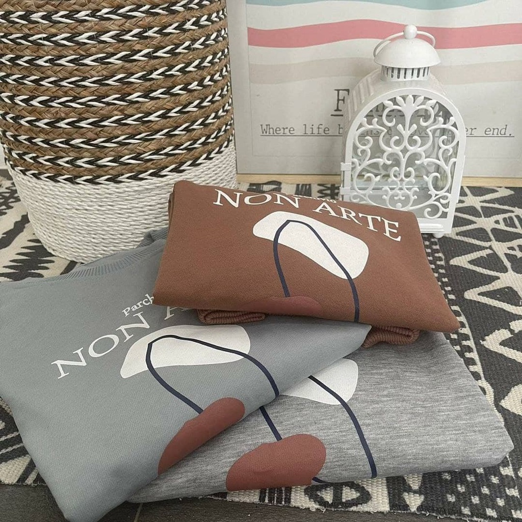 Nara Grosir - Non Arte Sweater l Sweater Pria dan Wanita