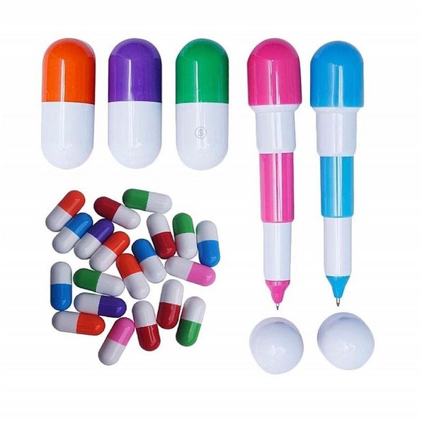 Pulpen Kapsul Vitamin Tablet Pena Vitamin Ballpen Obat Kapsul Unik