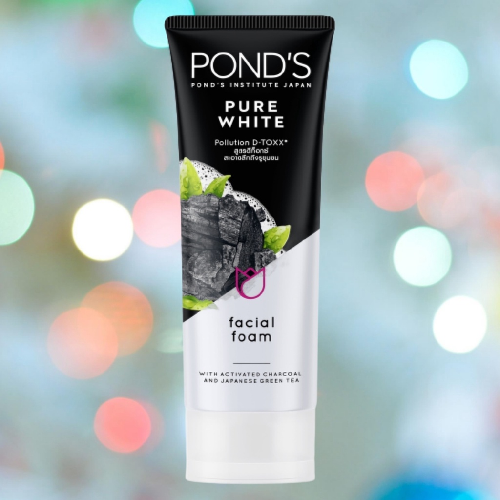 POND'S Pure Bright Facial Wash 100g - BLACK - Apple_Kosmetik