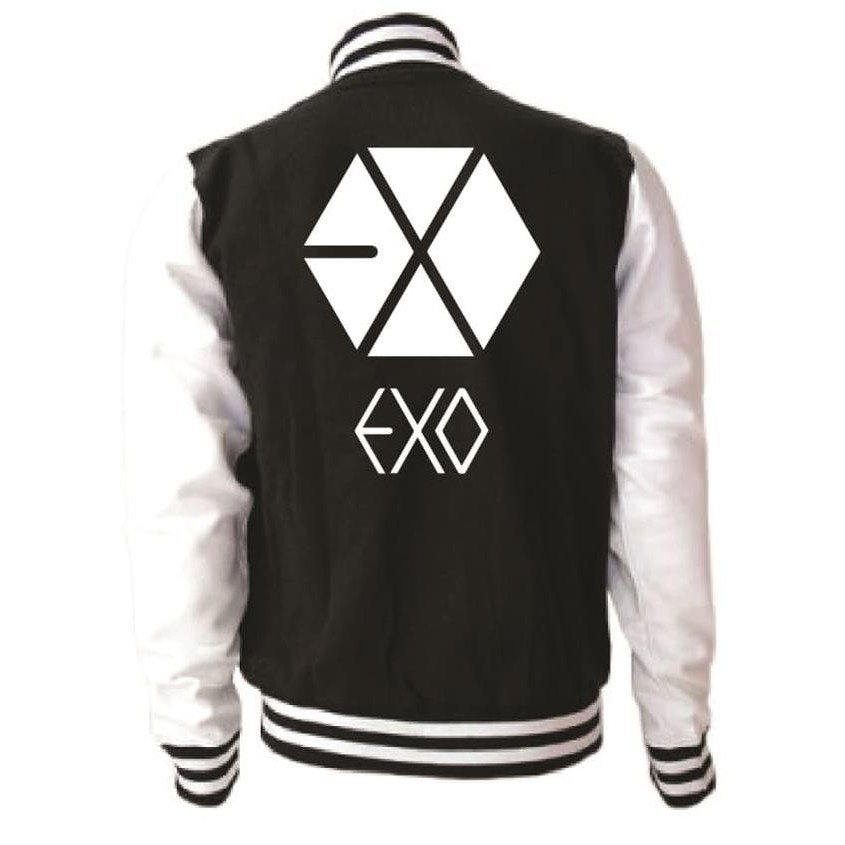 Terlaris Jacket Varsity Kpop Exo (Kai Sehun Baekhyun Chanyeol D.O Chen Xiumin)