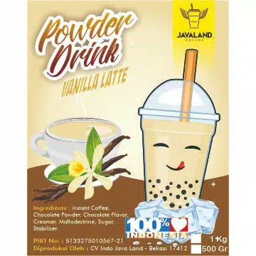 

Bubuk Minuman Vanilla Late Javaland 1KG TERMURAH SURABAYA