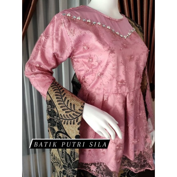 BATIK COUPLE KEBAYA MODERN/COUPLE AS_SYIFA/COUPLE KEBAYA KONDANGAN LAMARAN-KEBAYA WISUDA-KEBAYA DUSTY+ROK