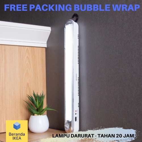 ORIGINAL (VVN) KRISBOW - LAMPU DARURAT PANJANG / EMERGENCY LAMP TERMURAH TERLARIS