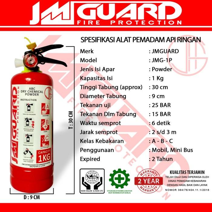Apar | Apar 1Kg / Dry Powder / Apar Untuk Mobil Merk Jmguard