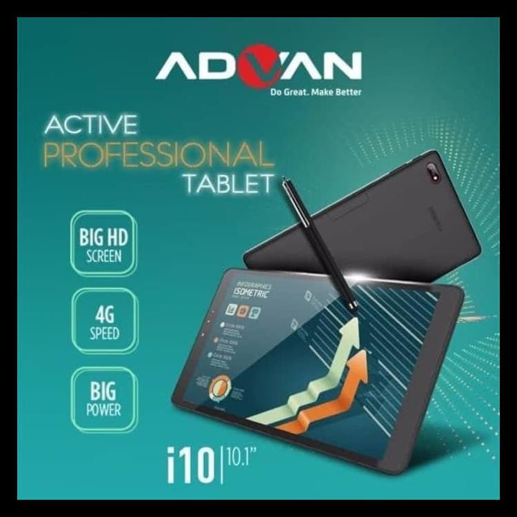 ADVAN TABLET i10 NEW 4G LTE (2/16) 10 INCH GARANSI RESMI DISKON