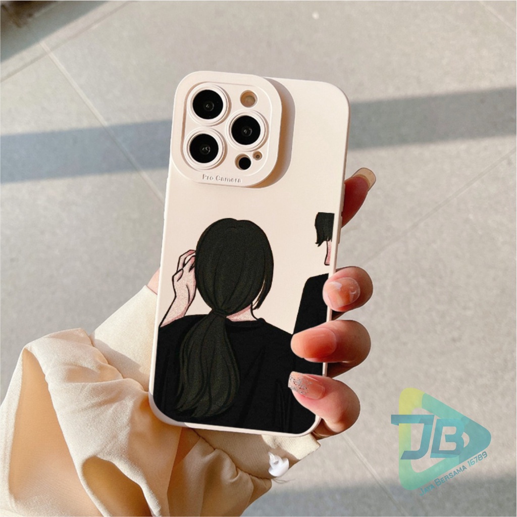 SOFTCASE PROCAMERA CUSTOM COUPLE OPPO VIVO SAMSUNG REALME XIAOMI IPHONE INFINIX FOR ALL TYPE JB5894