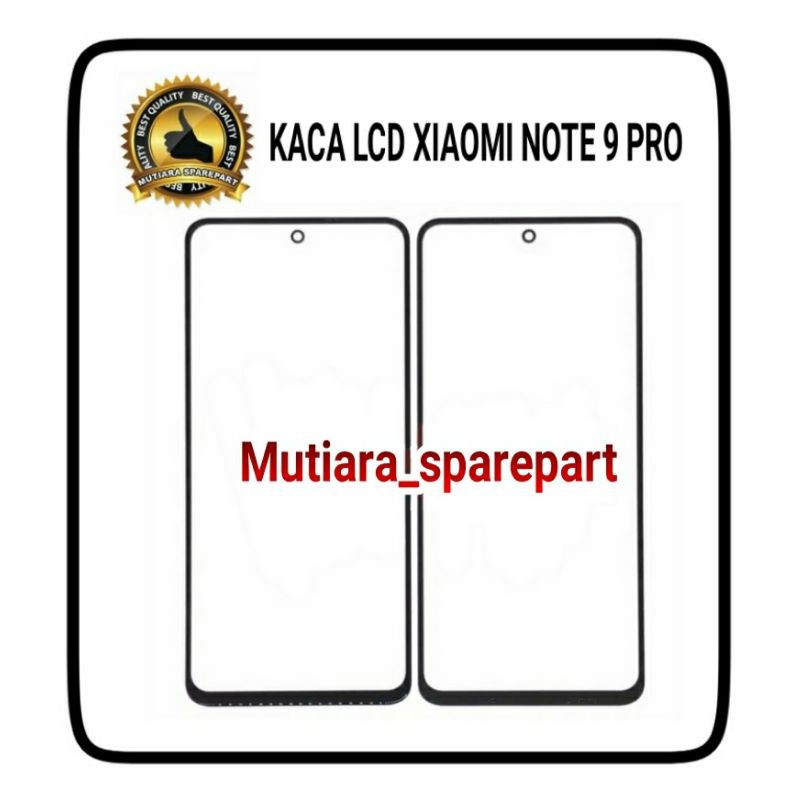 KACA DEPAN LCD KACA TOUCHSCREEN XIAOMI NOTE 9 PRO