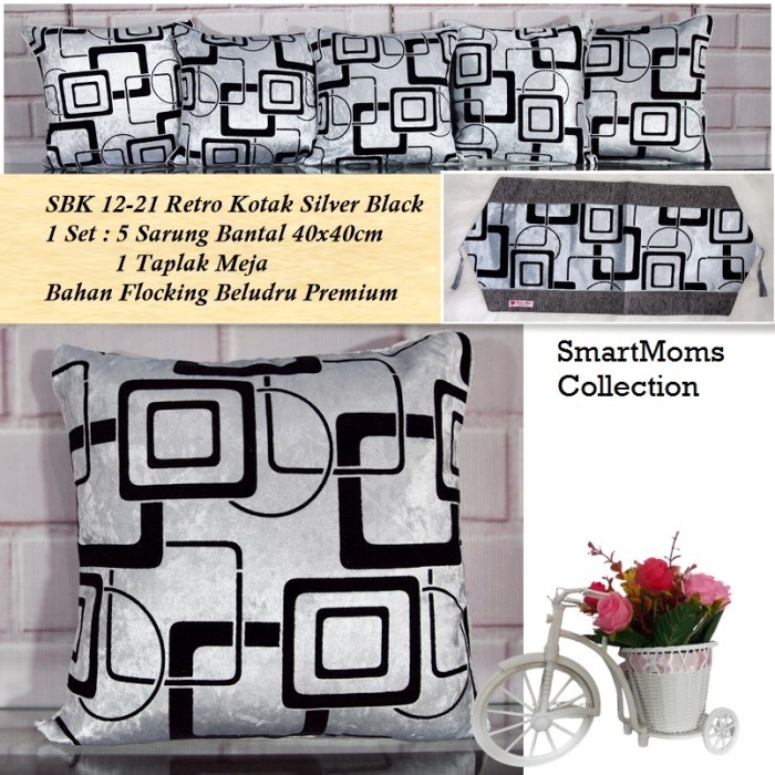 Sarung Bantal Sofa - Sarung Bantal Sofa Kursi Minimalis Mewah Premium / Sbk Set New Retro