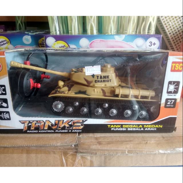 Mainan Tank RC / Tank Tempur segala medan