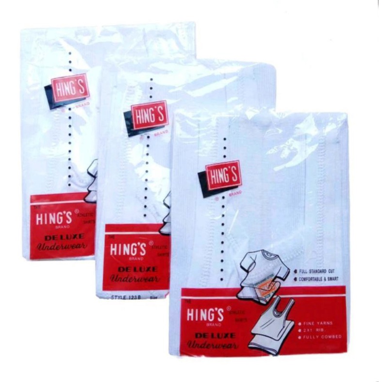 Singlet Hing's Jumbo 38, 40, 42 Kaos Dalam Singlet Pria Hings