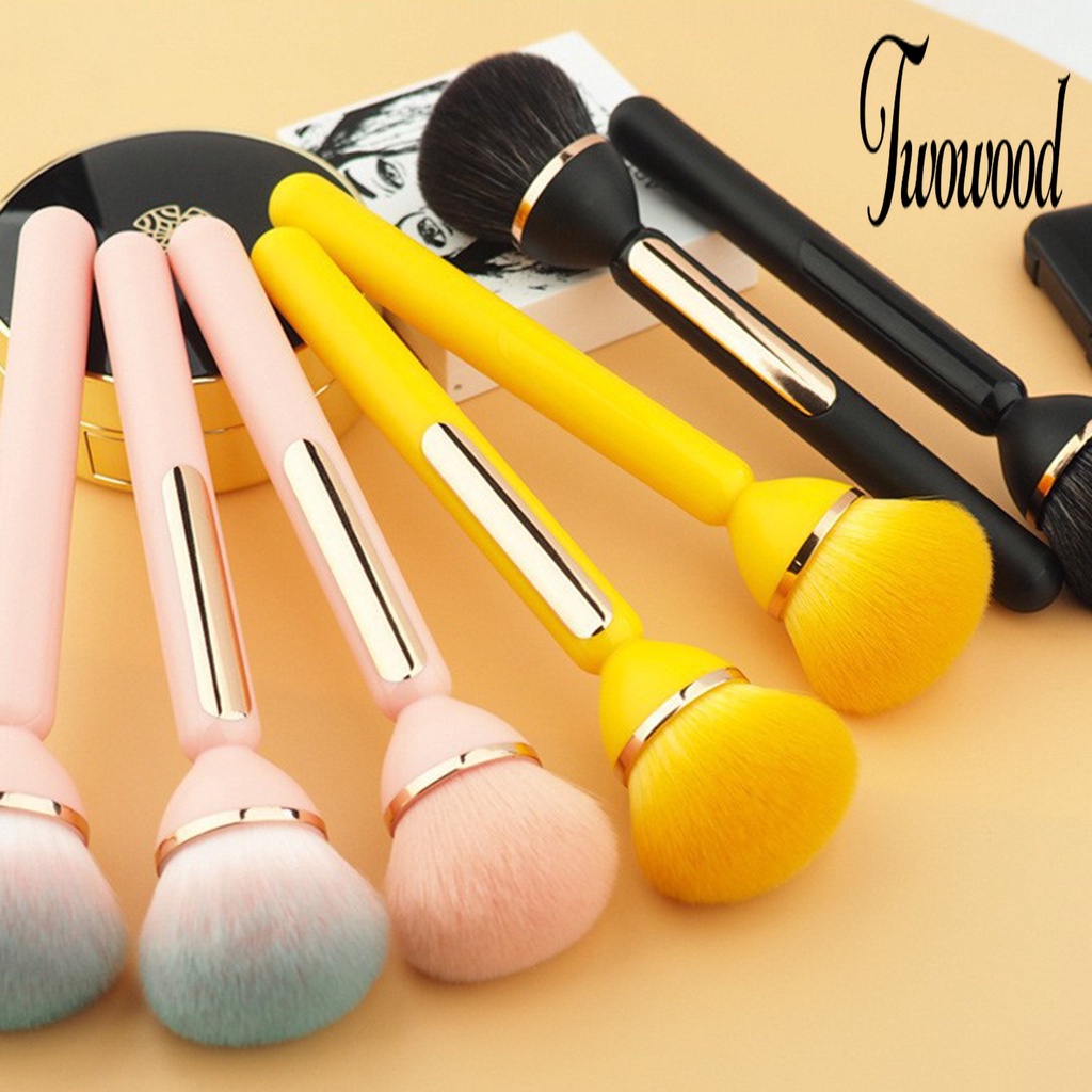 Brush Makeup Portable Multifungsi Bahan Rambut Lembut Untuk Wanita