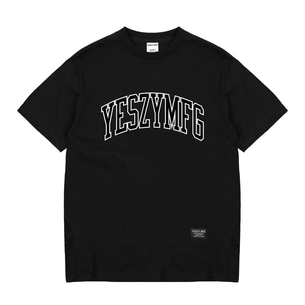 YESZY.MFG Tshirt Black Ancient F. Black White