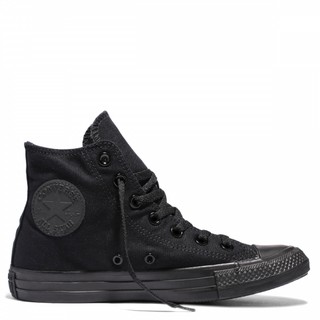 converse black and white high cut