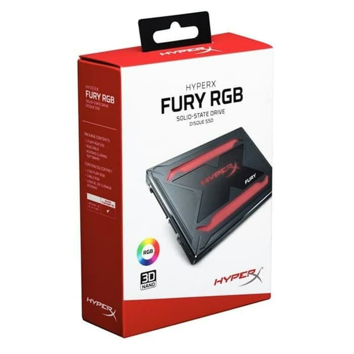 SSD Kingston HyperX Fury RGB 240GB 2.5&quot; Sata III Hyper X SHFR200/240G