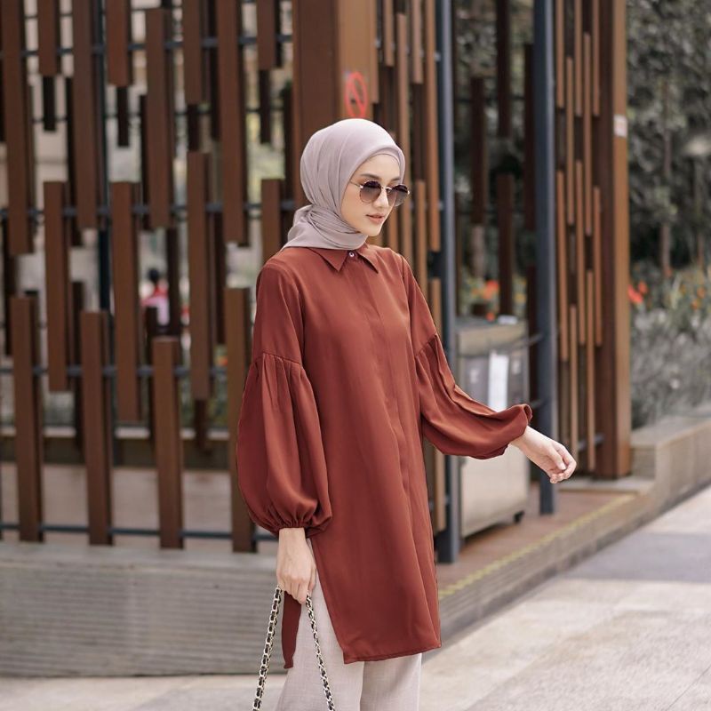 Tunik Vanilla Hijab Tunik Rayon Polos Tunik Jumbo Tunik terbaru 2020 tunik kekinian tunik premium