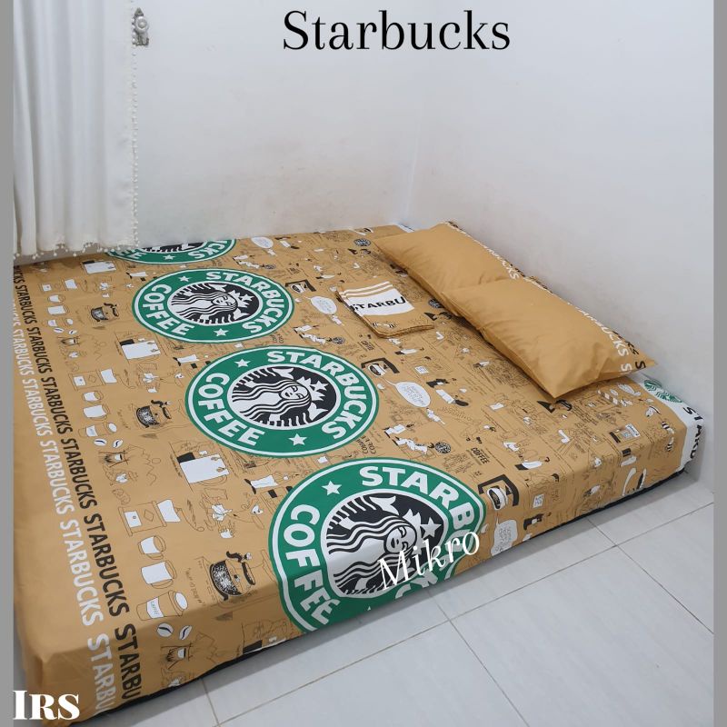 Sprei Homemade Murah  SQUARE CACTUS/STARBUCKS*/MINI CACTUS/JORIST
