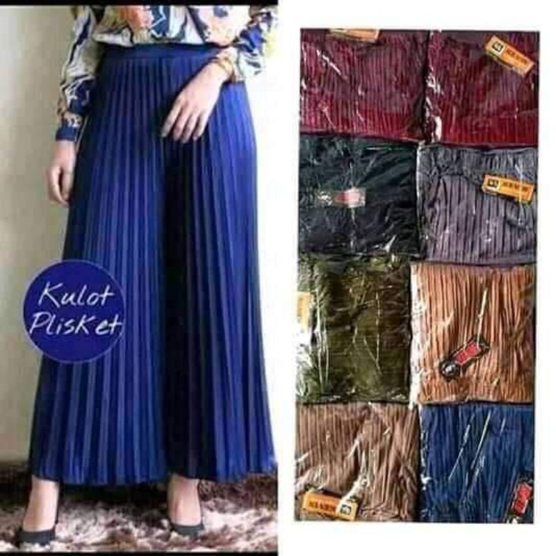 kulot plisket / kulot / kulot wanita / kulot plisket zumbo / kulot plisket xxxl /kulot plisket biasa