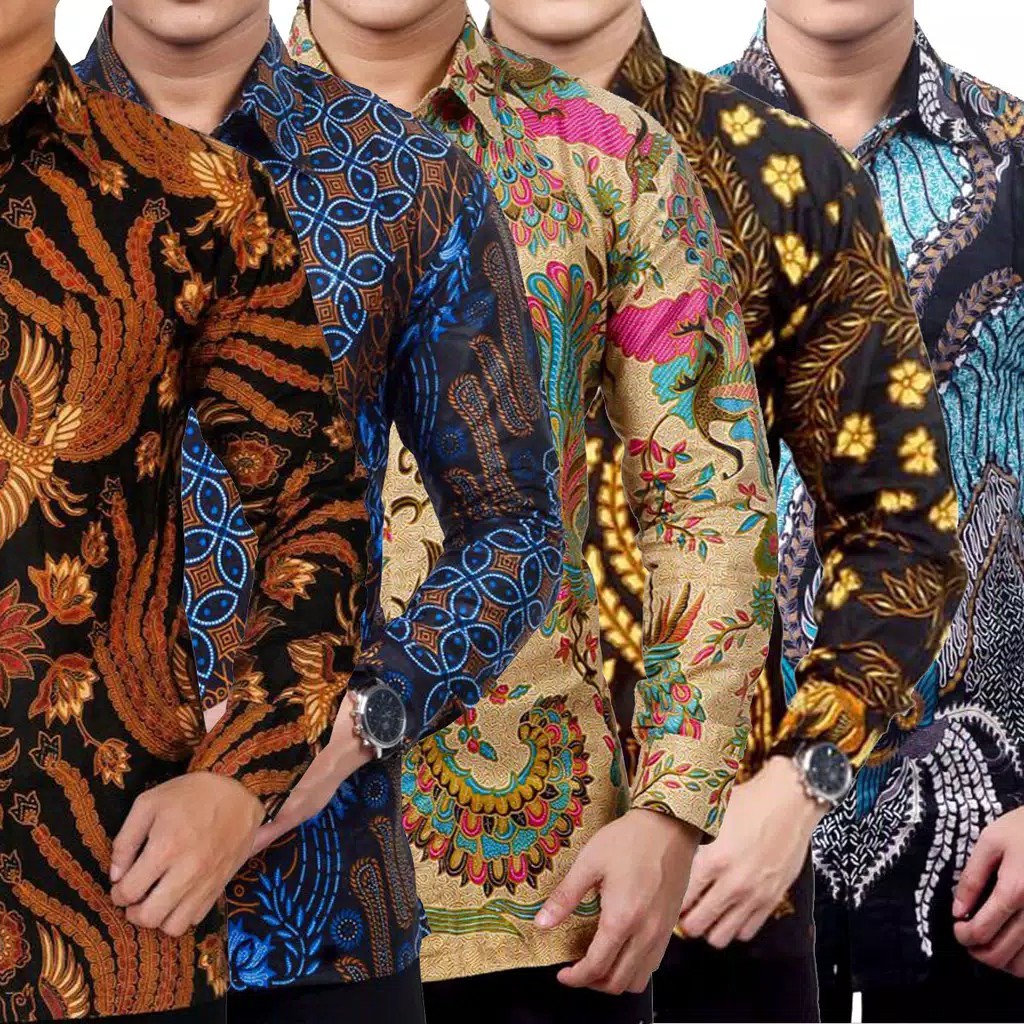Pakaian Pria, Pakaian Batik Pria, Kemeja Pria, Kemeja Batik Pria, Kemeja Batik Lengan Panjang