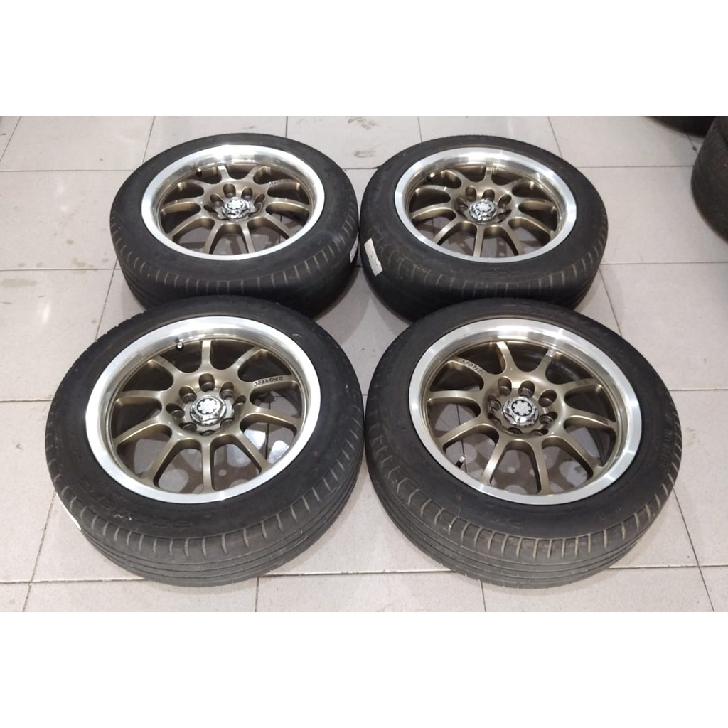 Jual Velg Mobil Bekas Racing Scarlet R X Hole X Et Bronze